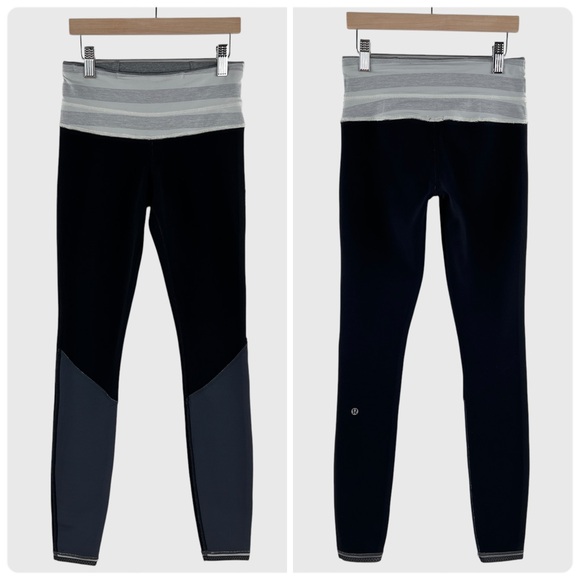 lululemon athletica Pants - RARE Lululemon Run: Runder Under Pant (Rulu 30") Size 4 - Black *Reversible